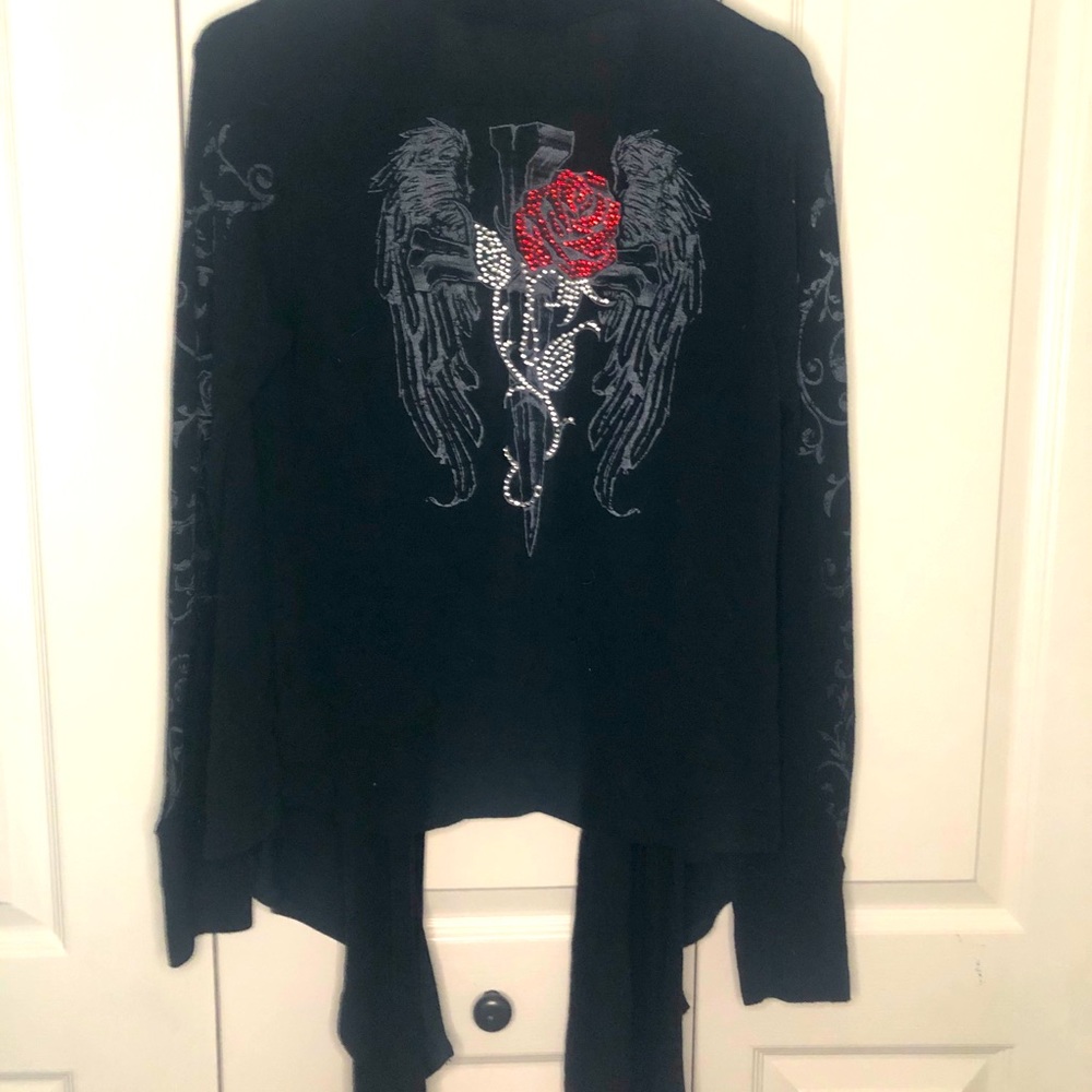 High low cardigan